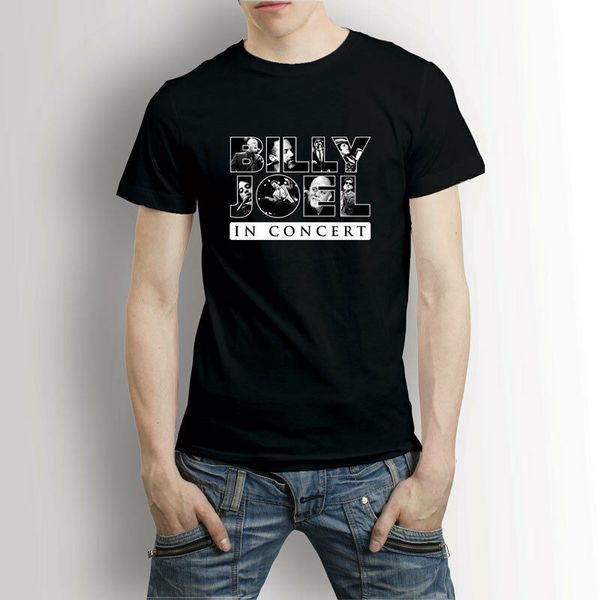 

piano man billy joel in concert t-shirt men's tee breathable
