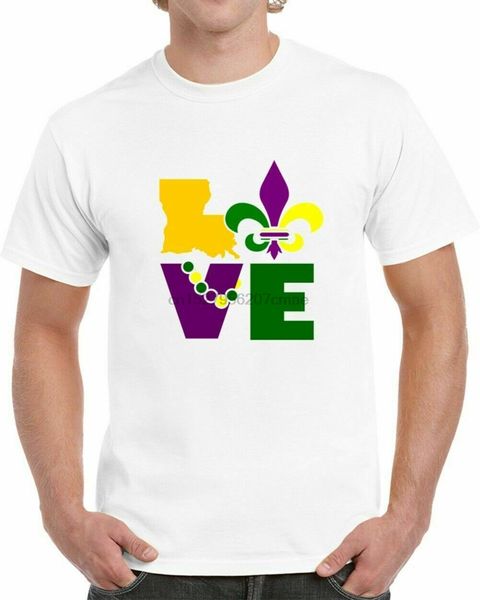 

new i love mardi gras louisiana t-shirt usa size em1(1