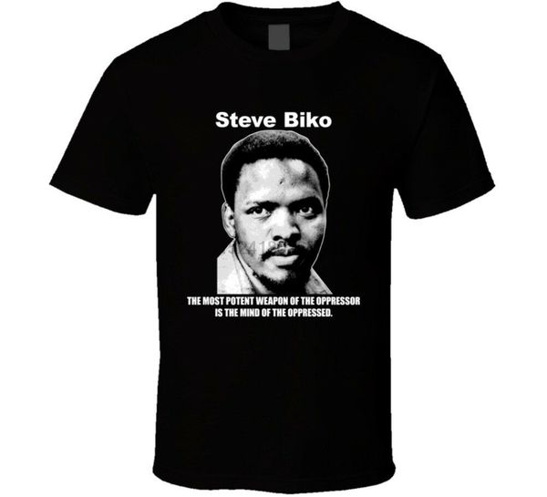

steve biko african american activist black t shirt