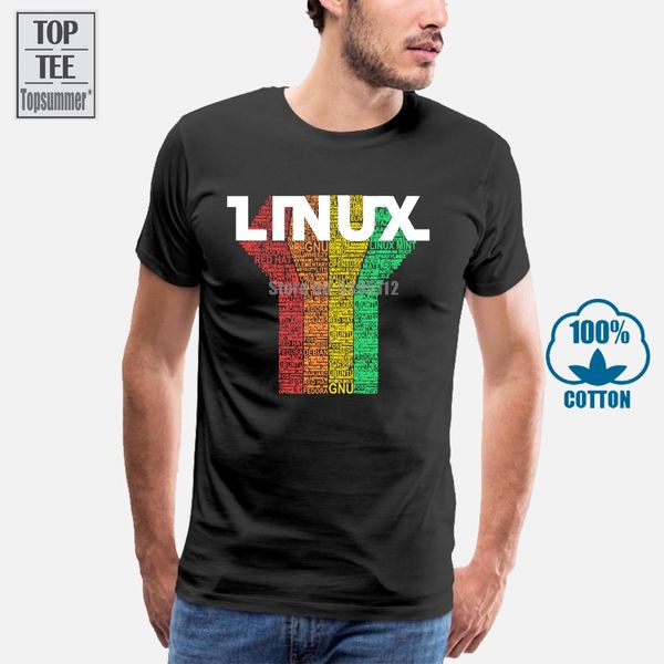 

linux gnu популярного tagless тройник shirt