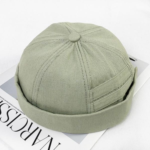 

couple landlord hat spring and autumn hat male japanese solid color hip-hop hipster