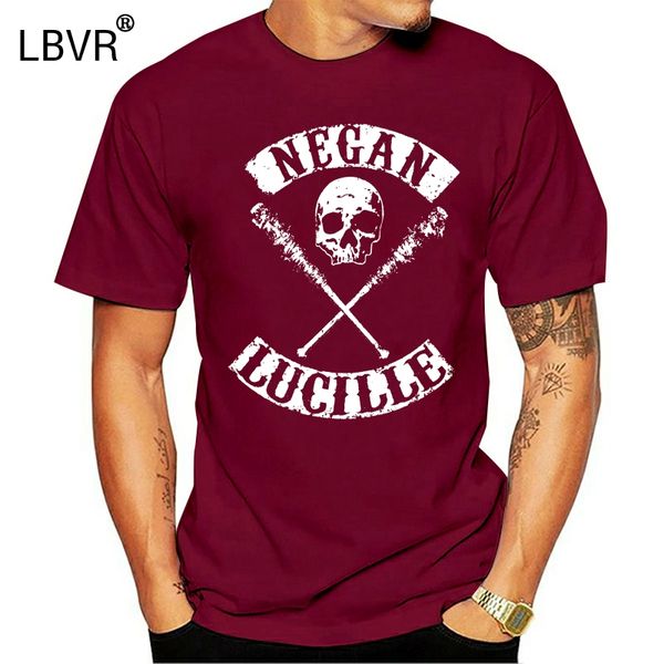 

fashion style t-shirt the walking dead negan lucille rockers maglia mens tshirt women tshirt