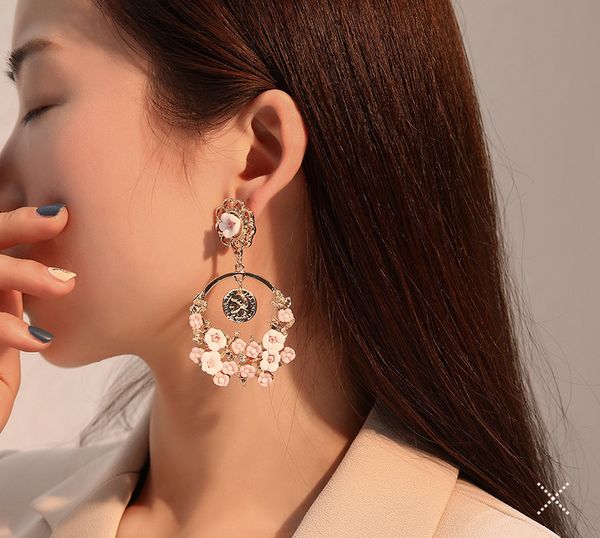 

мода новый дизайн заявление boho серьги серьги, Silver