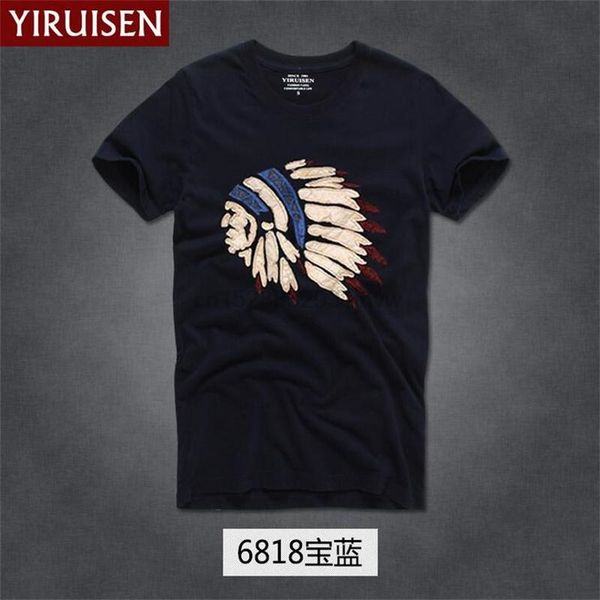 

2020 new fashion famous brand yiruisen t shirt men 100 % cotton abercr for ombi men t-shirtsummer style t-shirt