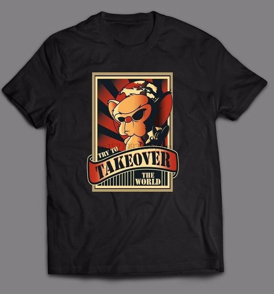 

pinky &amp the brain takeover custom artwork quality mens shirt many options