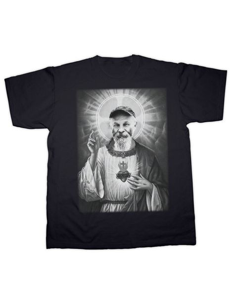 

seasick steve the saviour print t shirt