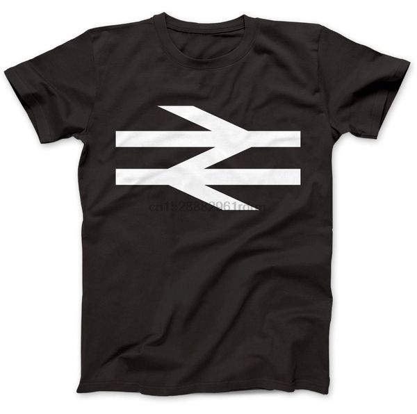 

лето 2018 известная марка british rail как дэймон албарн t-shirt 100% хлопок стрелки trainprinted футболки мужские уличная