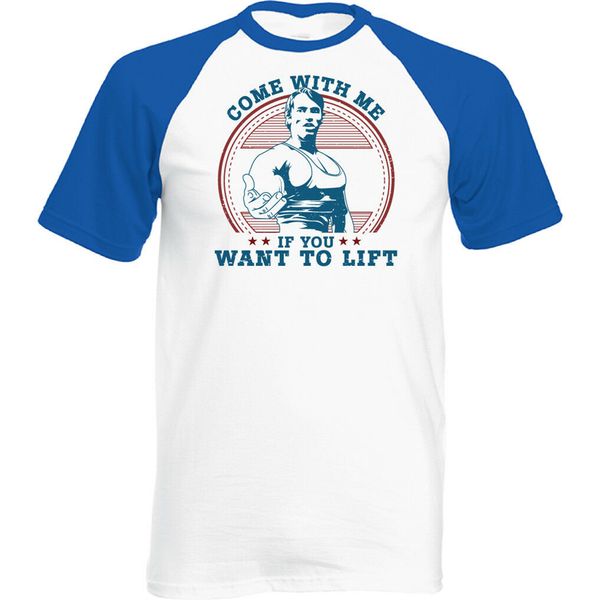 

as worn by arnold schwarzenegger come with me if you want to lift mens t-shirt diy prited tee shirt