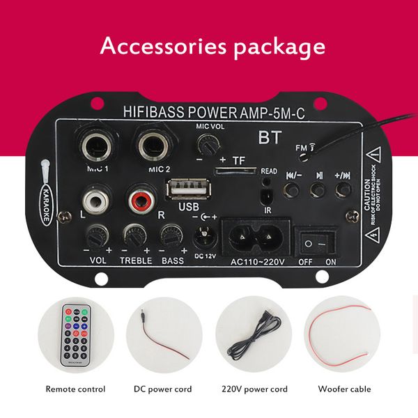 

in stock 5 inch 12v 220v two-purpose 4110b-369 dual mic with bt car digital mono bluetooth function mp3 player
