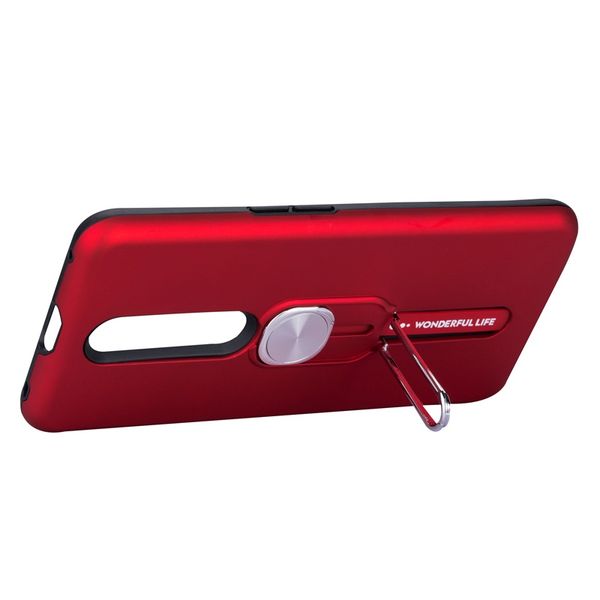 

for vivo f11 pro case with finger ring phone stand dual layer phone casing magnetic car mount phone case with kickstand