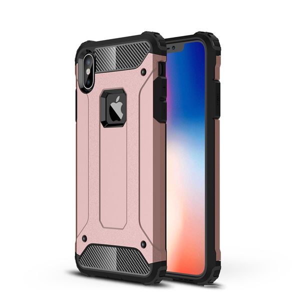 

rugged armor 2 in 1 pc shockproof back cover case for iphone 11 pro xs max xr x 8 7 plus