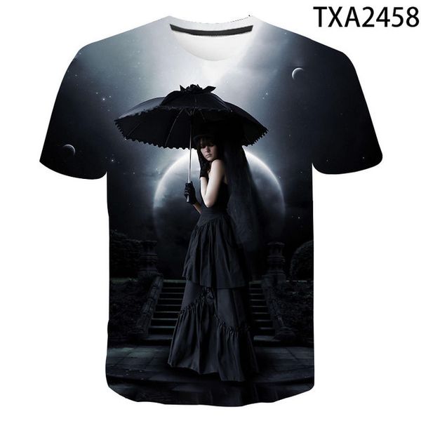 

gothic boy girl printed cool 3d print shirts comics funny graphic men clothing