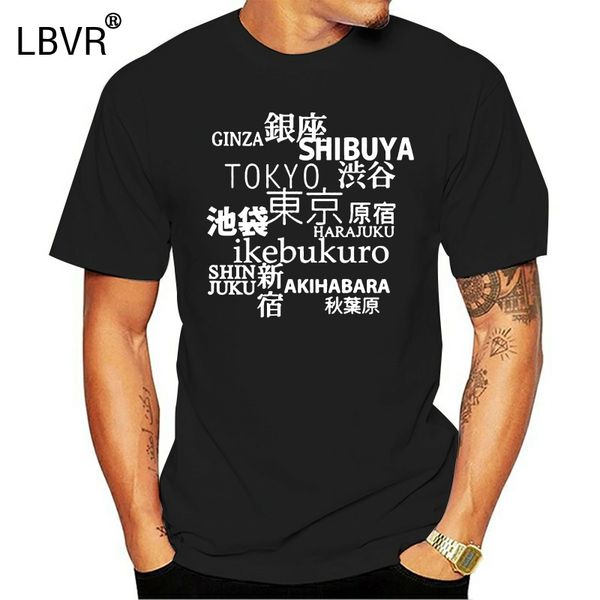 

токио япония рубашка мужской - shibuya икэбукуро harajuku - город туристической топографии тенниска - кандзи подарок для японского студента