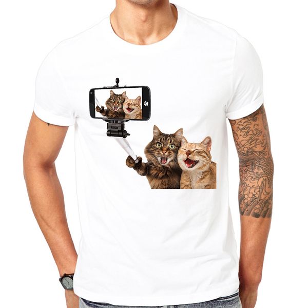 

latest funny print design naughty cat summer t-shirt cool men spring summer shirt brand fashion tshirt cool tees harajuku