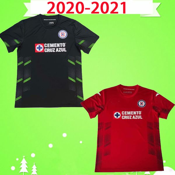 

2020 2021 мексика club cruz azul liga mx дома футбол джерси вратарь 20 21 прочь футбол рубашки мужчины camiseta де fútbol, Black