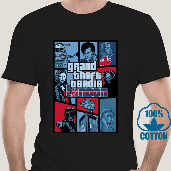 

1409d men t shirt doctor who parody shirt black gta tshirts women t-shirt