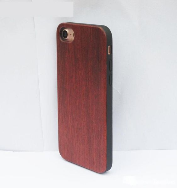 

fashion new ultra thin black bumper soft tpu wooden pattern cases for iphone 6 7 8 plus x xr max
