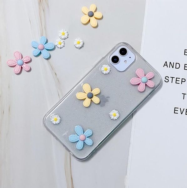 

designer phone case suitable for apple 8pludx / xsmax iphone 11 case wrinkled chrysanthemum mobile phone protective sleeve