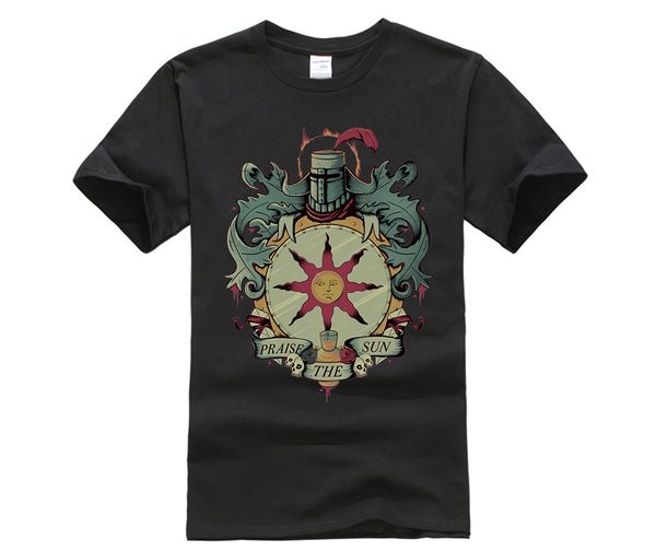 

men's print casual 100% cotton t shirt popular big size dark souls 2 artorias of the man trendy cool men's t shirt