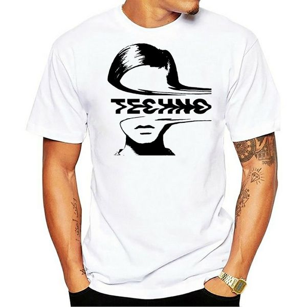 

футболка мужчина смешной тенниска techno music graphic t-shirt