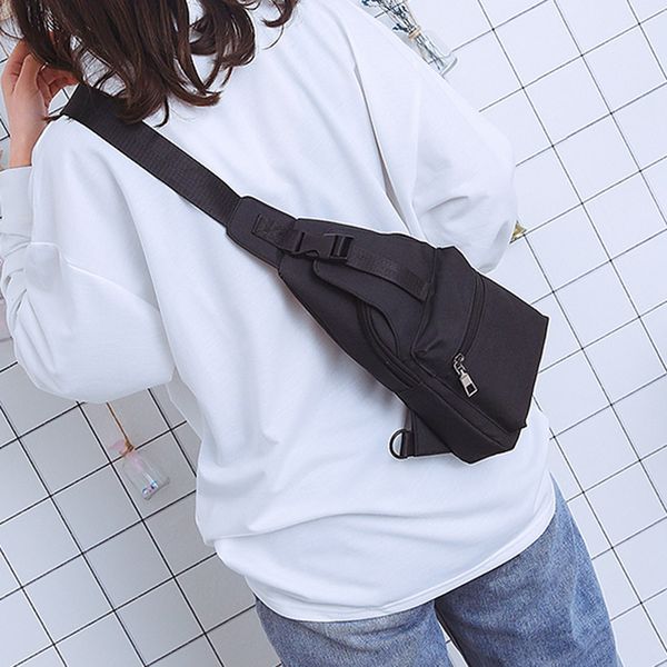 

new-повседневный плеча crossbody мода грудь пояс пояс unisex путешествия твердая движения цепи сумка