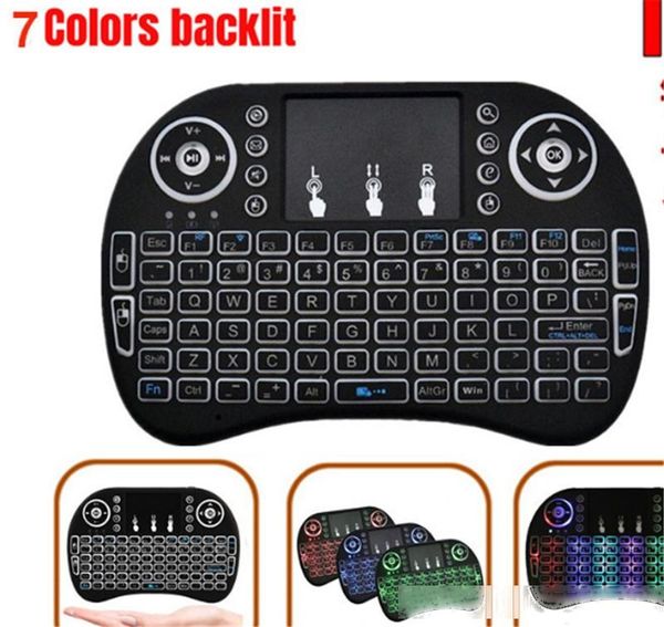 

wireless mini i8 keyboard backlit backlight remote control for android tv box 2.4g wireless keyboard with touch pad for smart tv pc