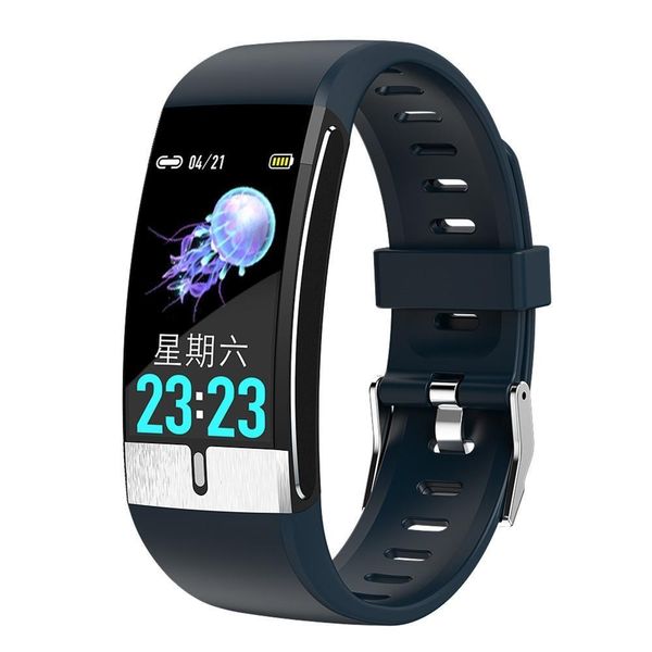 

e66 smart bracelet body temperature monitor heart rate blood pressure health ip68 waterproof smart watch bluetooth watch