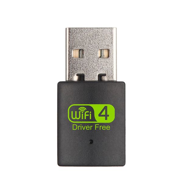 300Mbps USB Adaptador Wi-Fi Free Driver RTL8192 Chips 802.11B / G / N 2.4G Receptor sem fio Cartão de rede USB Ethernet Dongle