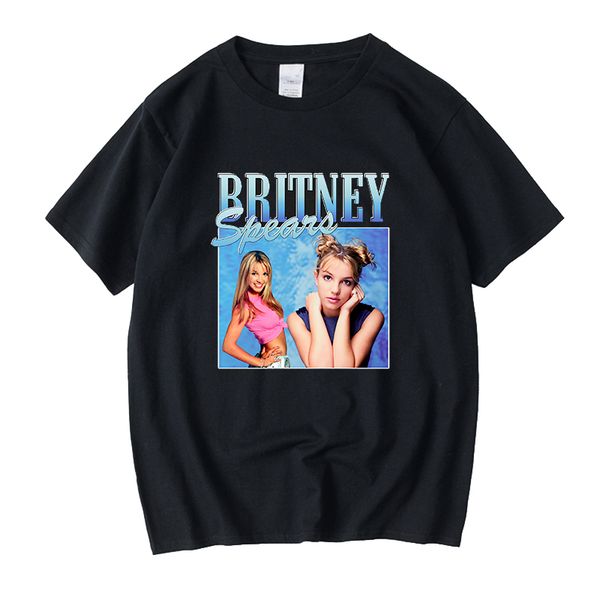 

britney spears 90s vintage black tshirt men t shirt casual retro graphic t shirts cotton t-shirt man woman tees