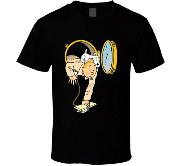 

aventure of tintin snowy captain t shirt mens tee many colors gift from us