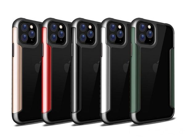 

heave duty rugged rubber armor shockproof clear hard back defender case phone protective cover for iphone 11 pro xs max 8 plus