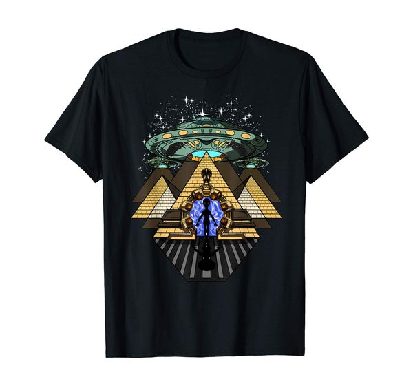 

alien abduction egyptian pyramids ancient ufo anunnaki t-shirt