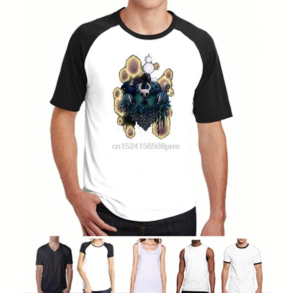 

отпечатано men t shirt хлопок o-neck tshirts hollow knight фанарт с коротким рукавом женщины t-shirt
