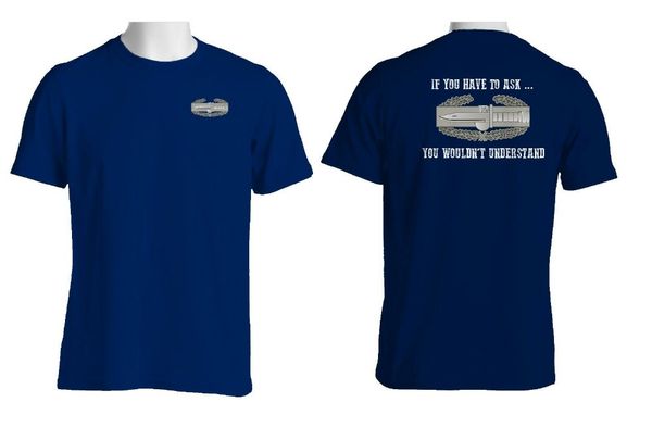 

us army combat action badge (cab) new 2020 cotton short-sleeve t-shirt summer short sleeves cotton custom t shirts