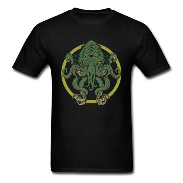

cthulhu lovecraft t shirts winter sweatshirt casual fashion cotton tee-shirts bodybuilding tshirts black funny t shirt for men
