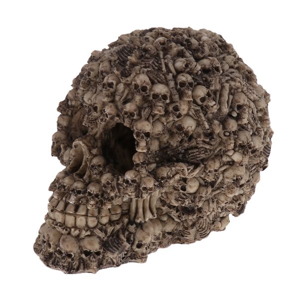 

crawler reptile aquarium tank terrarium skull decoration for fresh marine water