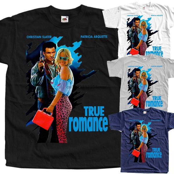 

true romance v1 постер фильма t shirt черный zink white все размеры s до 5xl