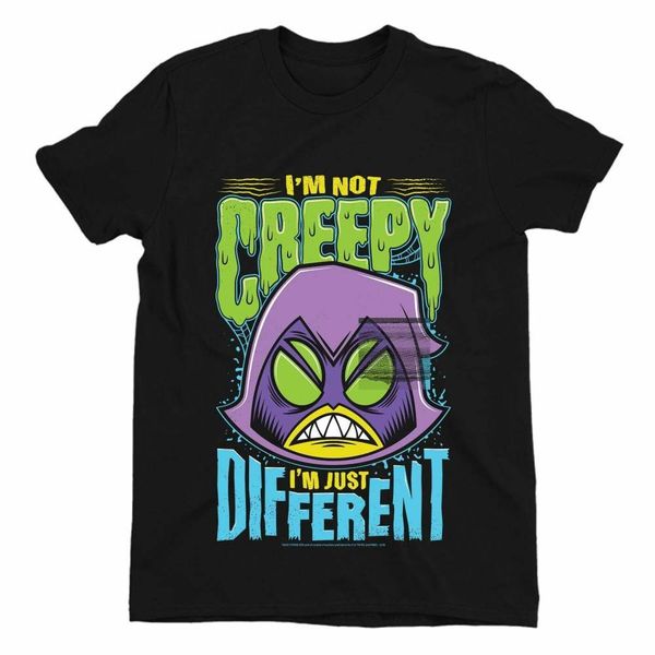 

teen titans им не creepy im разные мужские черные майка, White;black