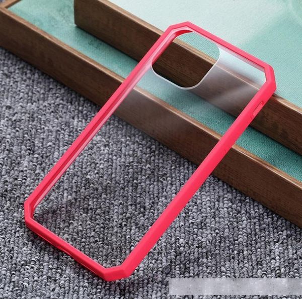 

clear acrylic protective case for iphone 11 pro max tpu shockproof xr xs 8 7 pc back armor