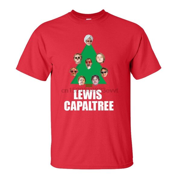 

льюис capaltree t-shirt - capaldi рождество смешные - взрослые дети размеры - красный