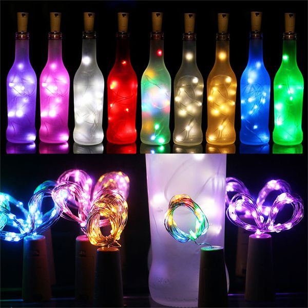 

ого 10led ого 20led лампа пробка shaped бутылка пробка свет стекло вино батарея led медный провод гирлянды рождество свадьба accessoriesf914