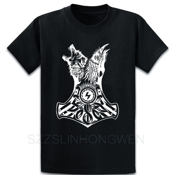

viking wolf t shirt pattern over size s-5xl short sleeve new fashion character summer style anti-wrinkle shirt