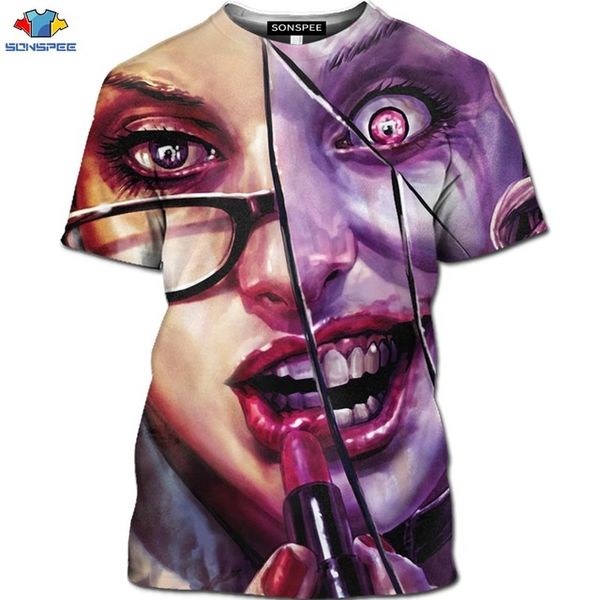 

cartoon harley quinn movie suicide squad female clown animal 3d print shirts graphic horror humor men clothing
