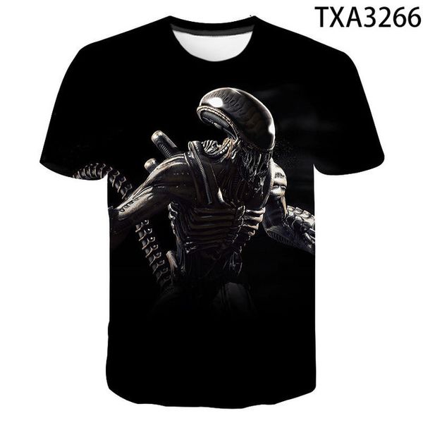 

alien boy girl cool 3d print shirts humor kawaii oversized men clothing