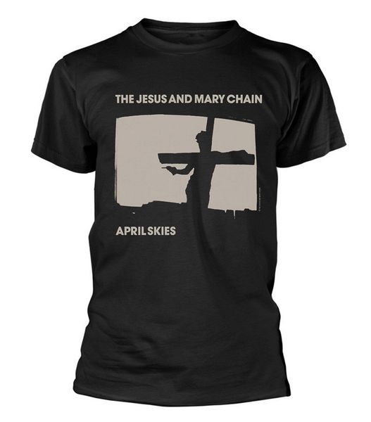 

the jesus and mary chain 'april skies' t-shirt - new & official summer casual man t shirt good quality tee