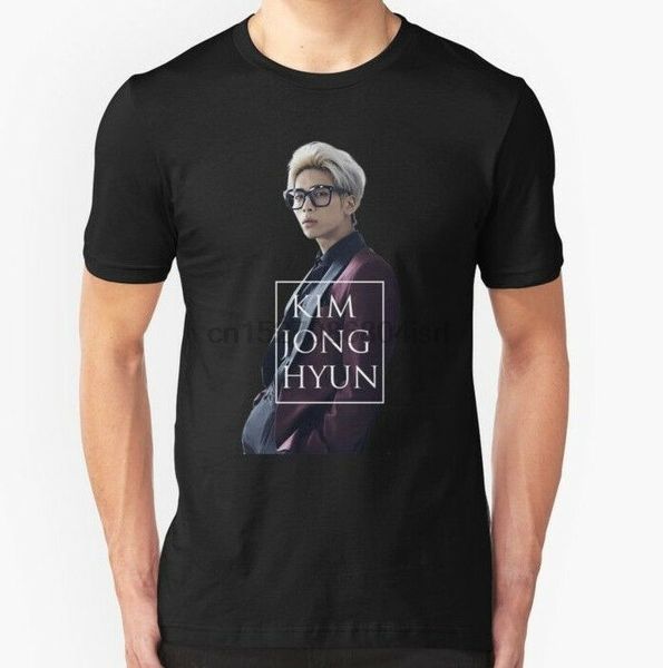 

new kim jonghyun mens t-shirt black