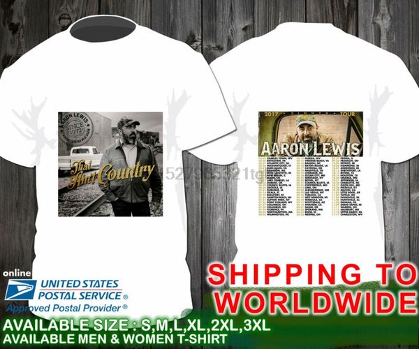 

aaron lewis the sinner tour dates 2017 white t shirt s m l xl 2xl 3xl