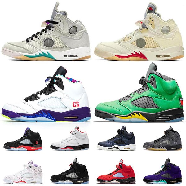 

jumpman 5 5s sail 2020 new mens basketball shoes se orange alternate bel-airs trohy room sneakers women trainers sport shoes size 36-47, White;red