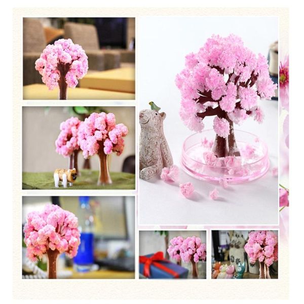 

christmas gift paper tree magic growing tree toy boys girls novelty xmas gift new year kid toy novel xmas grow trees