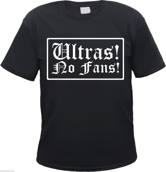 

ultras no fans herren t-shirt - schwarz/weiss - altdeutsch - s bis 3xl